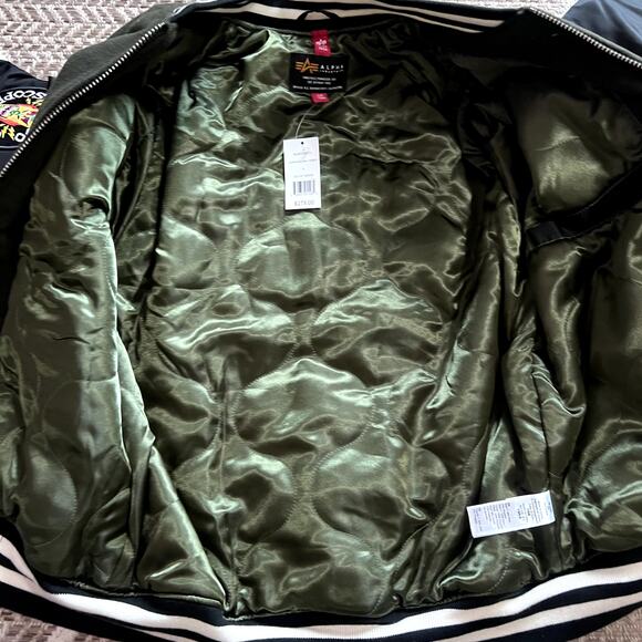 Alpha Industries Wool Jacket- Sz small - Picture 6 of 6